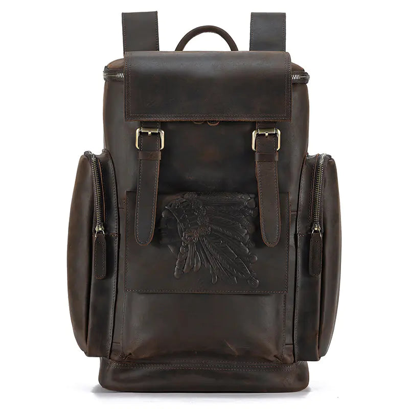 Large-Capacity Retro Men's Travel Backpack