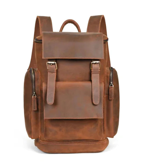 Large-Capacity Retro Men's Travel Backpack